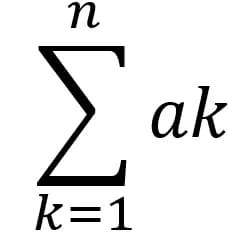 a1+a2+⋯+an